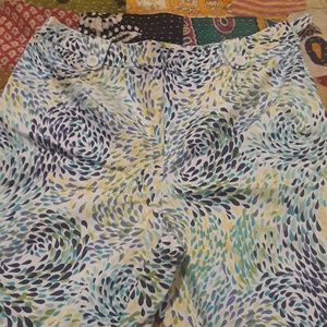 Talbots side zip crops sz. 12